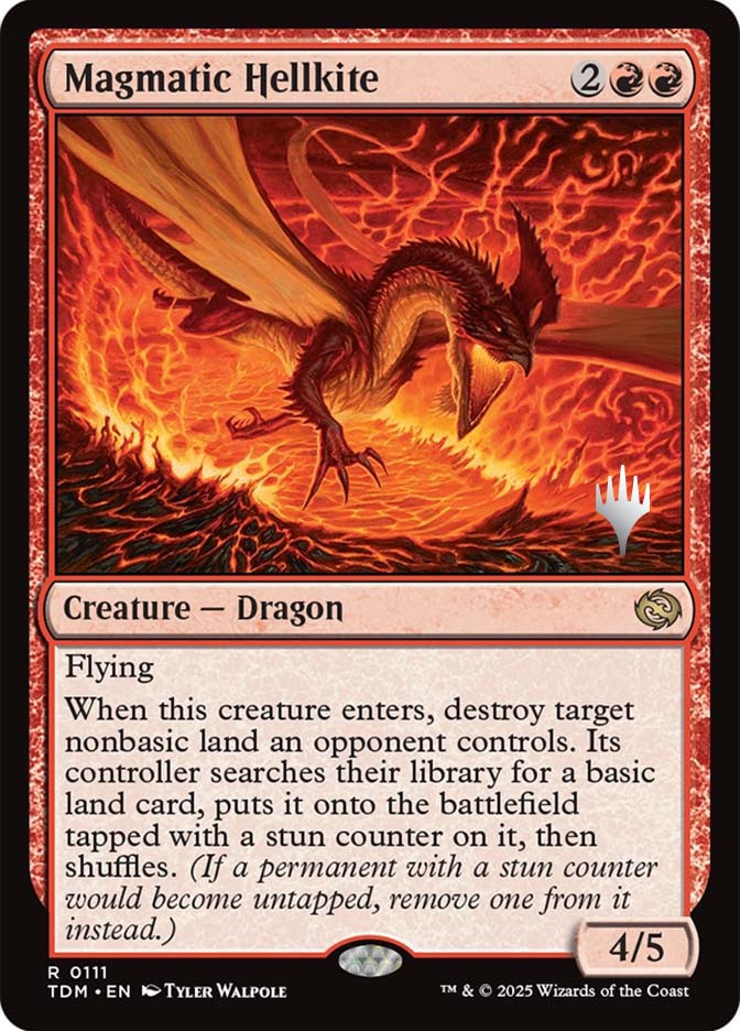 Magmatic Hellkite (Promo Pack) (Tarkir: Dragonstorm) | Promo