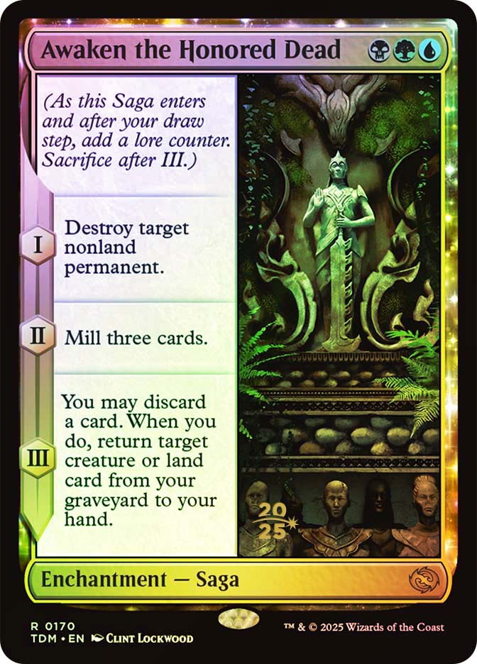 Awaken the Honored Dead (Prerelease) (Tarkir: Dragonstorm) | Promo