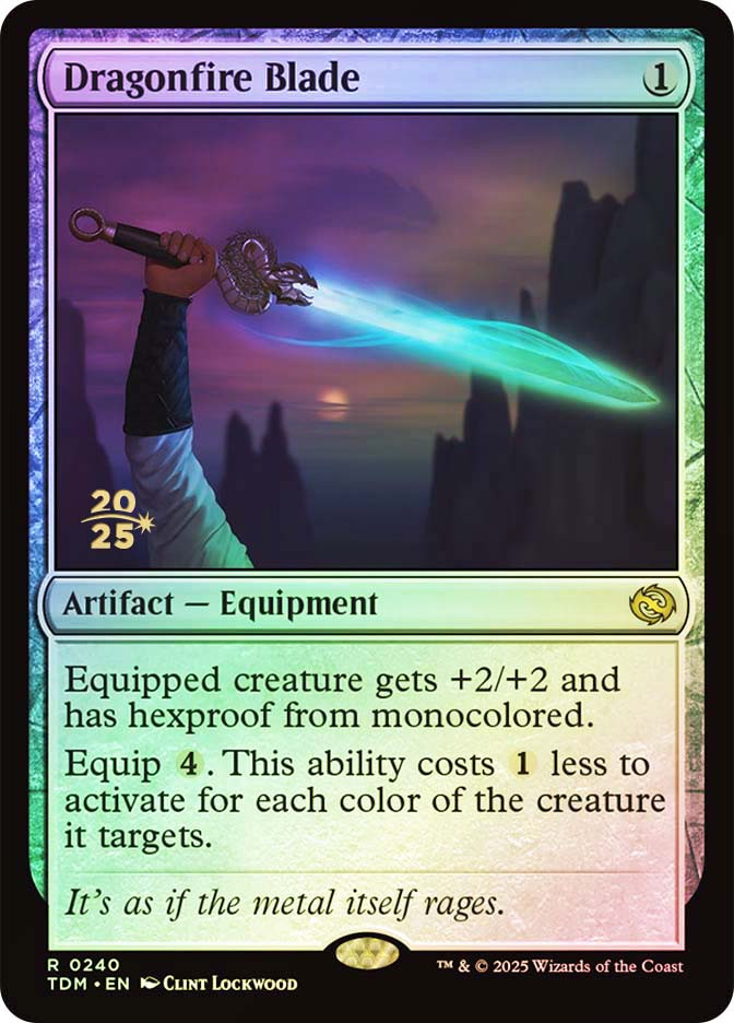 Dragonfire Blade (Prerelease) (Tarkir: Dragonstorm) | Promo | Star