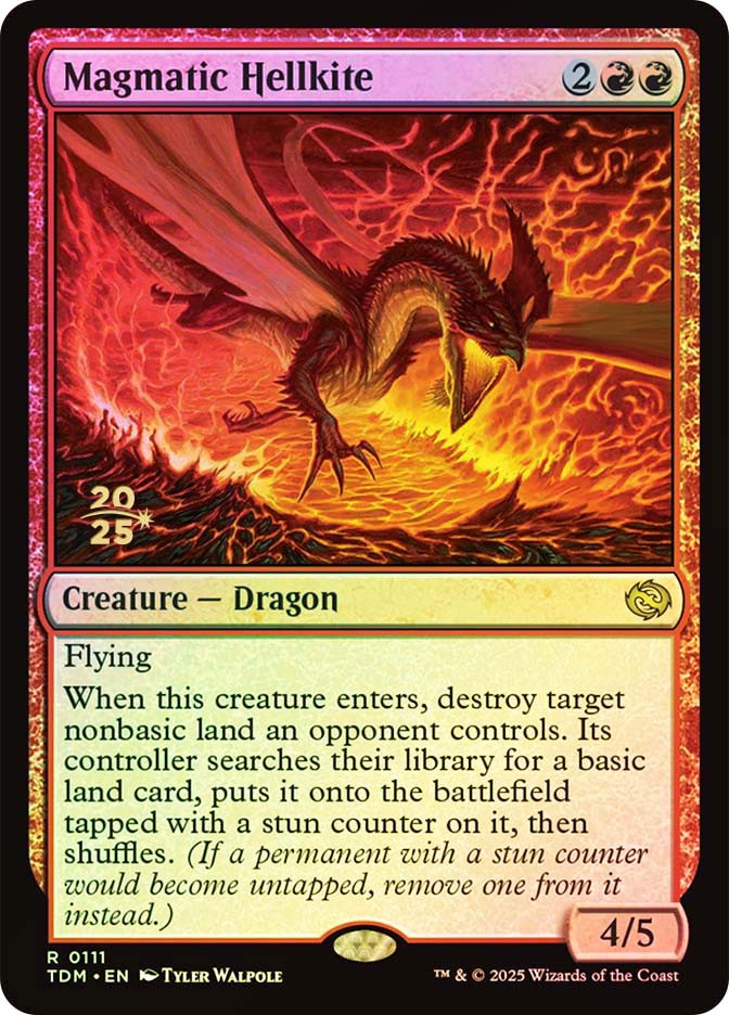 Magmatic Hellkite (Prerelease) (Tarkir: Dragonstorm) | Promo