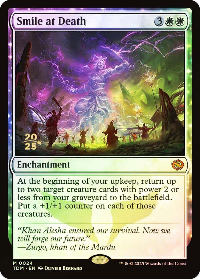 Smile at Death (Prerelease) (Tarkir: Dragonstorm) | Promo | Star