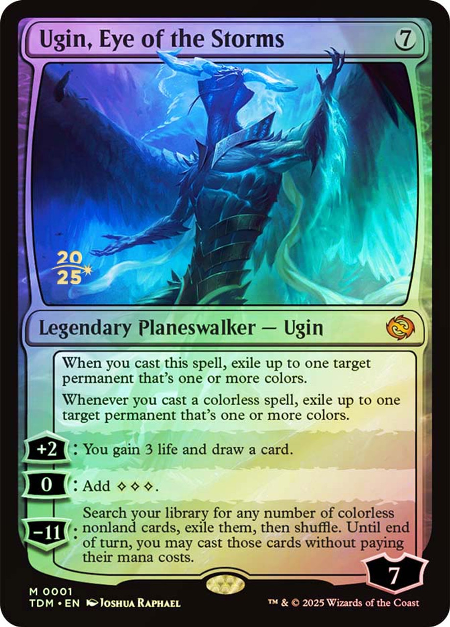 マジック：ザ・ギャザリング MTG Ugin, Eye of the Storms Non-foil Ugin, Eye of the Storms · Tarkir: Dragonstorm (TDM) #1