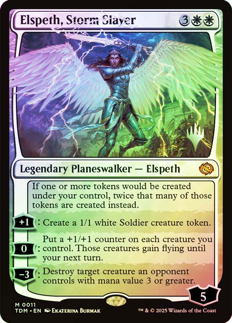 Elspeth, Storm Slayer 嵐の討伐者、エルズペス　A 嵐の討伐者、エルズペス (Elspeth, Storm Slayer) · Tarkir