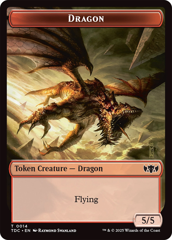 Dragon Token} // {Frog Lizard Token} | Tarkir: Dragonstorm