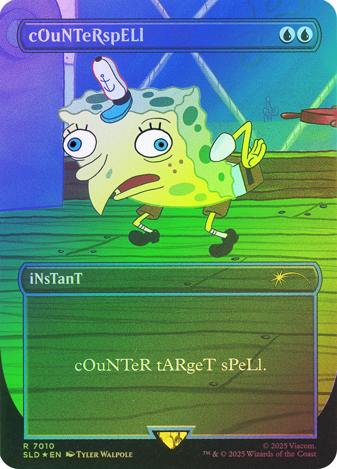 mtg spongebob bonus cards Magic The Gathering Secret Lair x Squarepants: Internet Sensation (Non-Foil) : Toys & Games aNoThEr sPoNgEbOb bOnUs cArD (