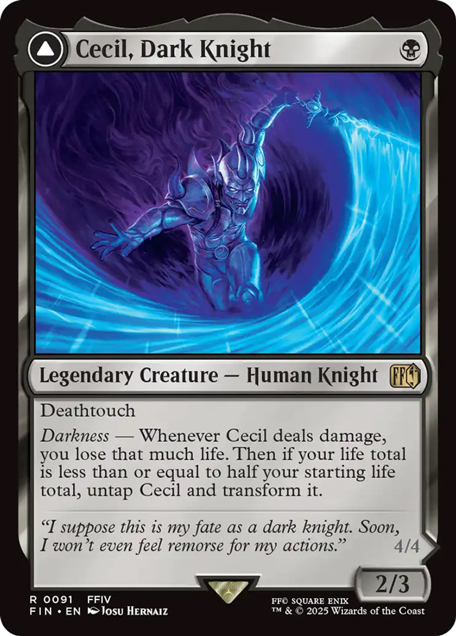 マジック：ザ・ギャザリング Cecil, Dark Knight / Redeemed Paladin Cecil, Dark Knight // Cecil, Redeemed Paladin (Borderless