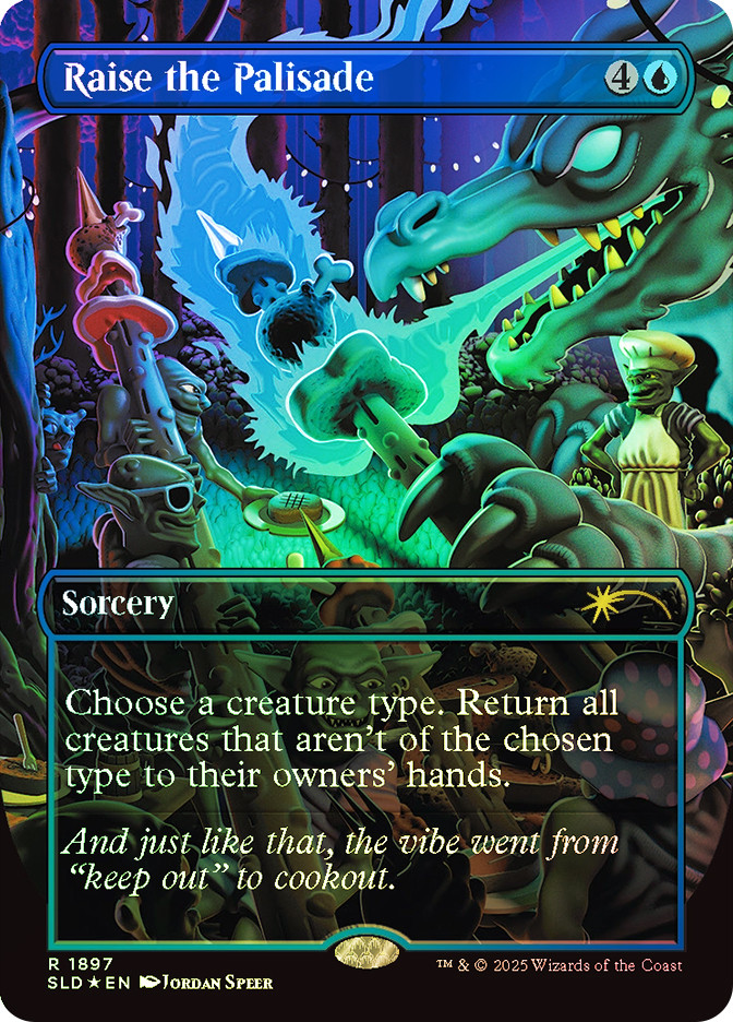 MTG 矢来を上げよ Raise the Palisade FOIL Raise the Palisade | Secret Lair Drop | Star City Games