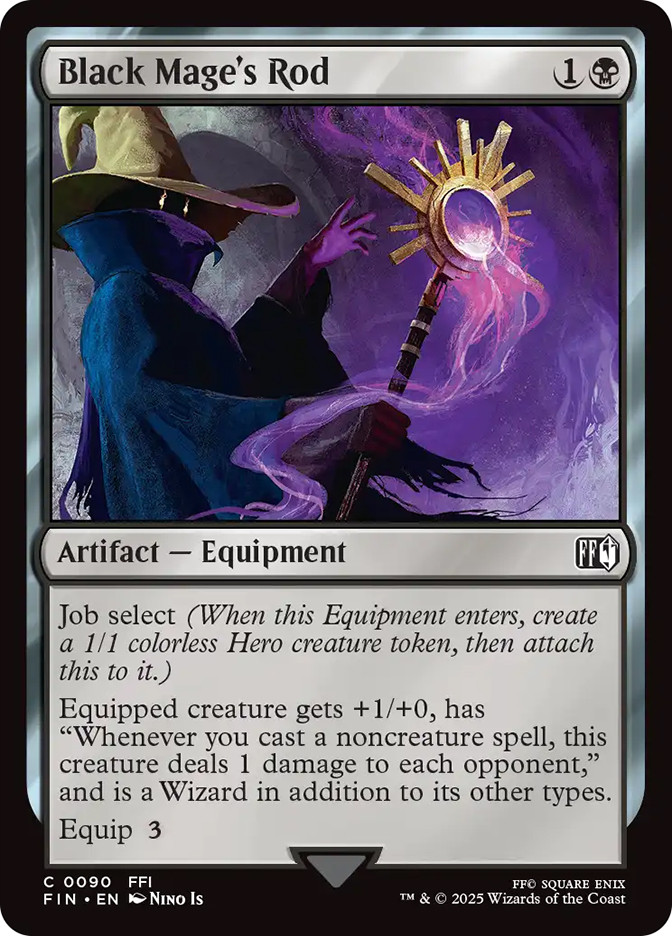 black mage cards mtg Black Waltz 3 (Full Art) [Emissaries of Light]