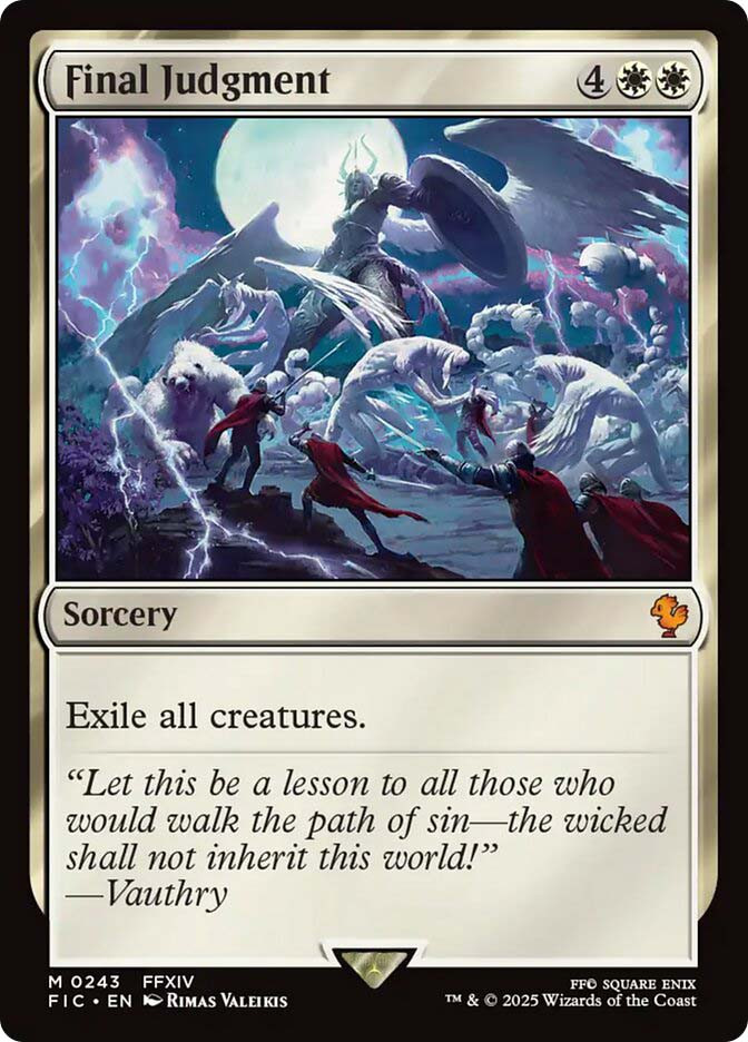 マジック：ザ・ギャザリング MurasakiMagic: The Gathering Judgment Final Judgment | FINAL FANTASY Commander | Star City Games