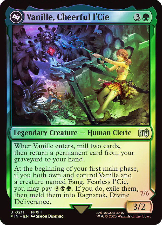 Vanille, Cheerful l'Cie // Ragnarok, Divine Deliverance (Top) | FINAL  FANTASY | Star City Games