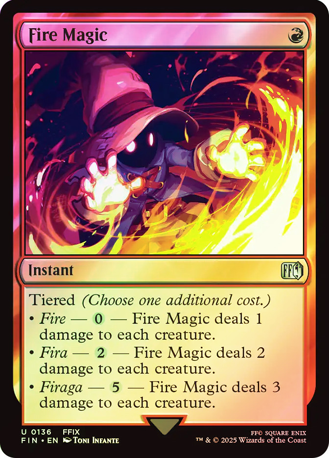fire magic final fantasy mtg Magic The Gathering - Duskmourn - House of Horror main image 0