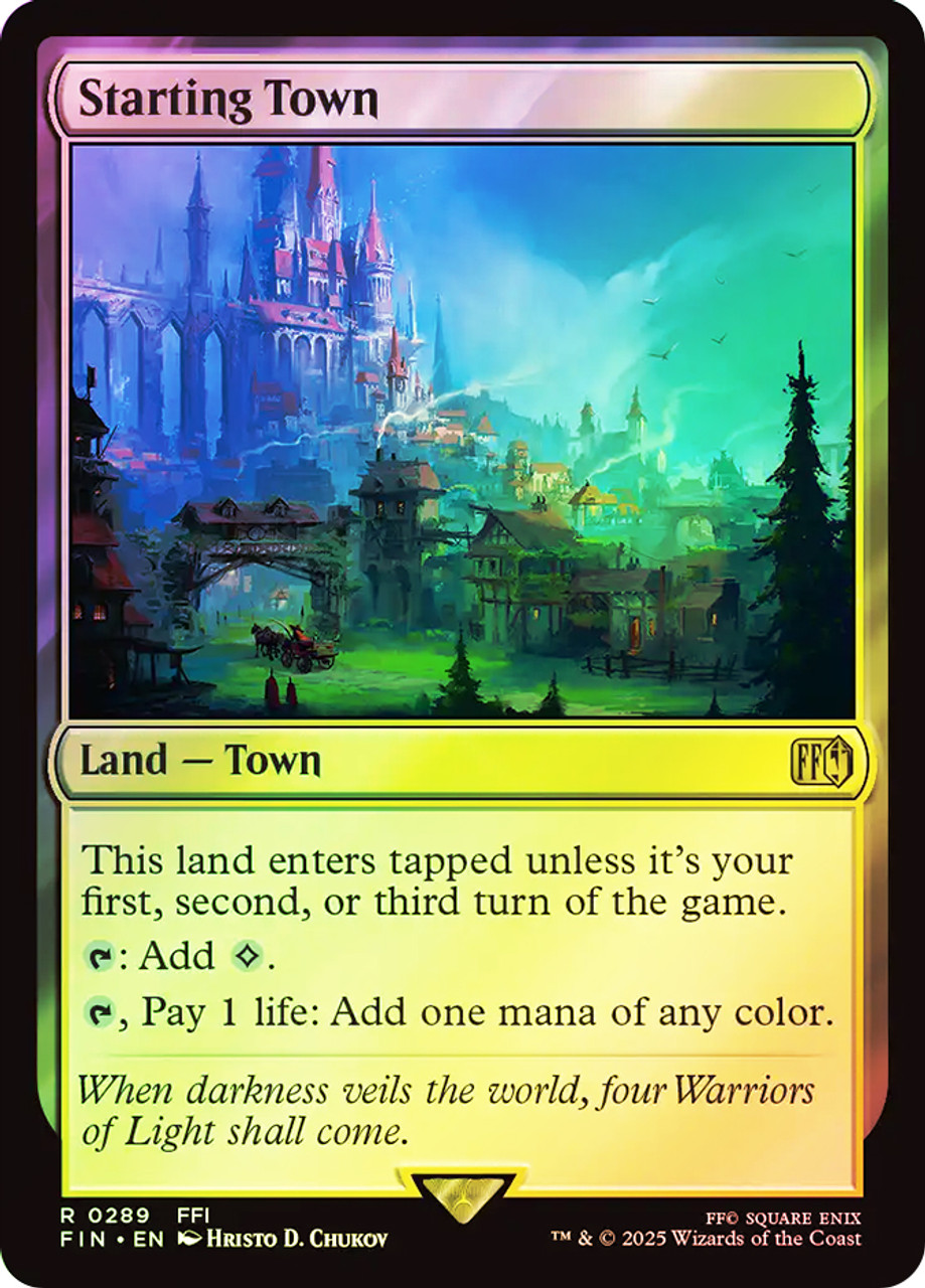 Mtg 始まりの町/Starting Town 英語版4枚 MTG 始まりの町/Starting Town FIN 通常枠 英語版 - メルカリ