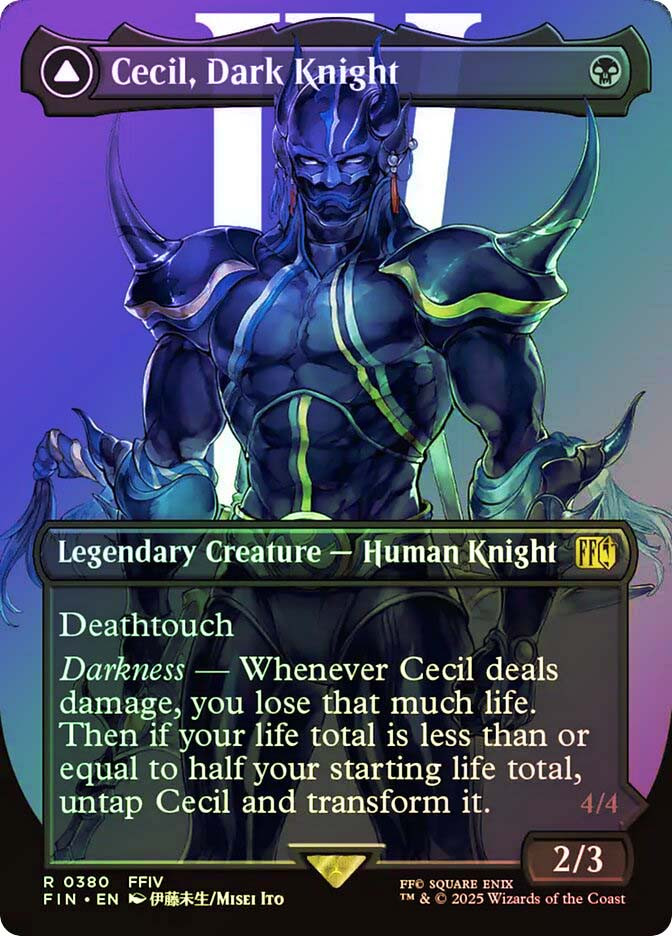 マジック：ザ・ギャザリング Cecil, Dark Knight / Redeemed Paladin Cecil, Dark Knight // Cecil, Redeemed Paladin (#380