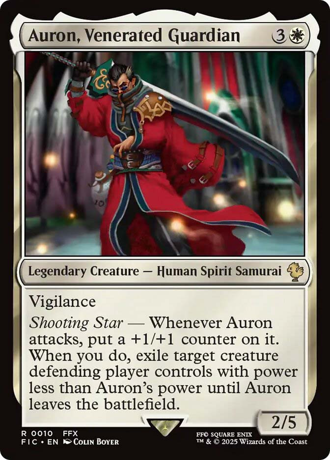 Auron, Venerated Guardian | FINAL FANTASY Commander | Star City Games
