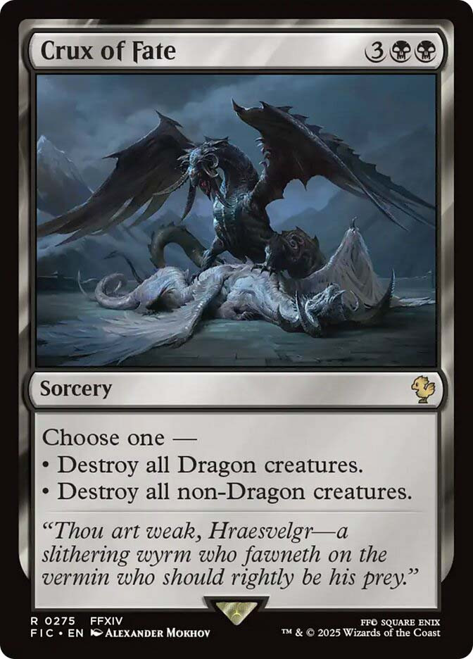 mtg final fantasy dragon What are the Through the Ages cards in the set? Cool dragon commander option from