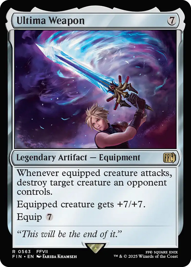 final fantasy ultima mtg Custom Proxy put a blight counter on target land. Ultima Weapon | FINAL FANTASY