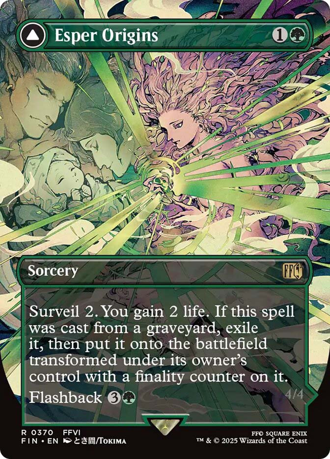 mtg final fantasy esper origins Esper Origins // Summon: Esper Maduin (Borderless) [FINAL FANTASY]