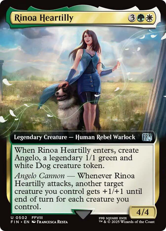mtg final fantasy angelo Magic The Gathering - Universes Beyond - Shonen 2007 is a reimagining the Final Fantasy tokens in an energetic 2007 Shnen style. Rinoa Heartilly