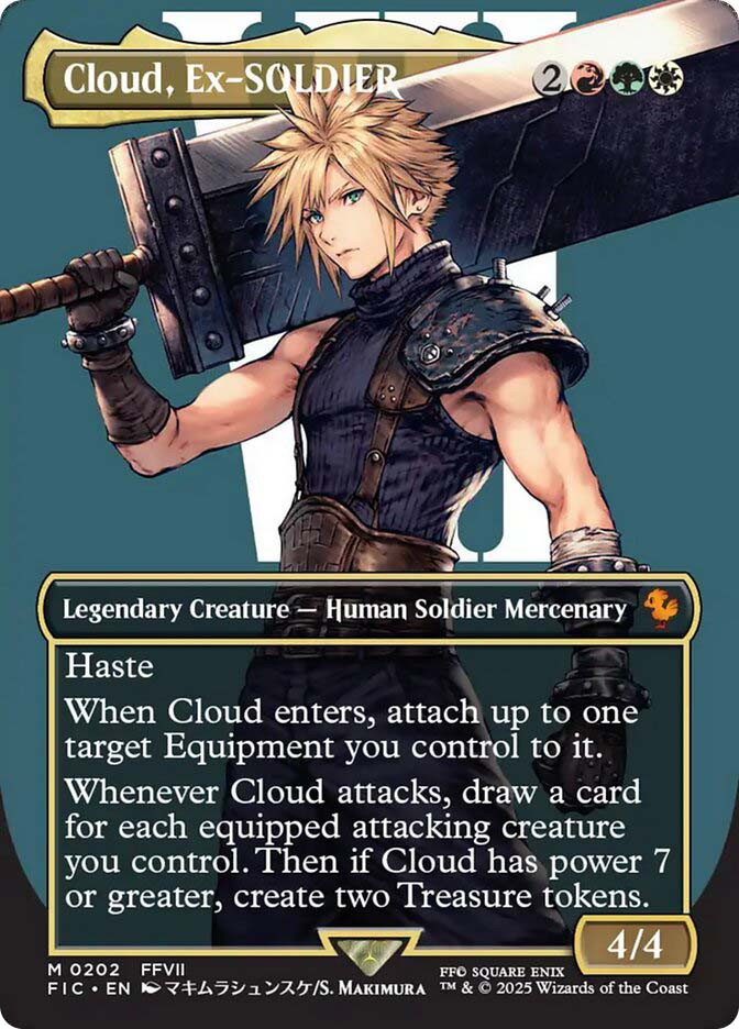 fcts7様　PSA10 Cloud, Ex-SOLDIER Cloud, Ex-SOLDIER (#202) | FINAL FANTASY Commander | Star City Games