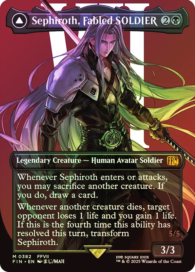 Sephiroth, Fabled SOLDIER // Sephiroth, One-Winged Angel | FINAL 
