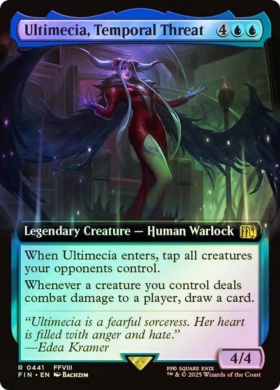 Ultimecia, Temporal Threat 拡張版foil、英語版 Ultimecia, Temporal Threat (Extended Art) | FINAL FANTASY