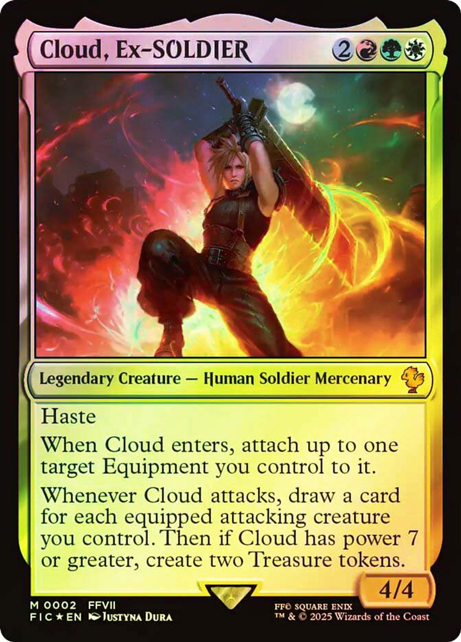 MTG foil 元ソルジャー、クラウド　Cloud, Ex-SOLDIER Cloud, Ex-SOLDIER | FINAL FANTASY Commander | Star City Games