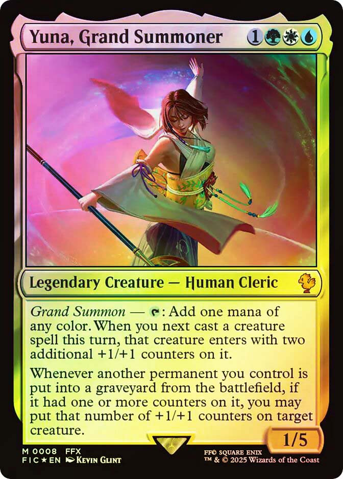yuna mtg card Yuna, Grand Summoner | FINAL FANTASY Commander