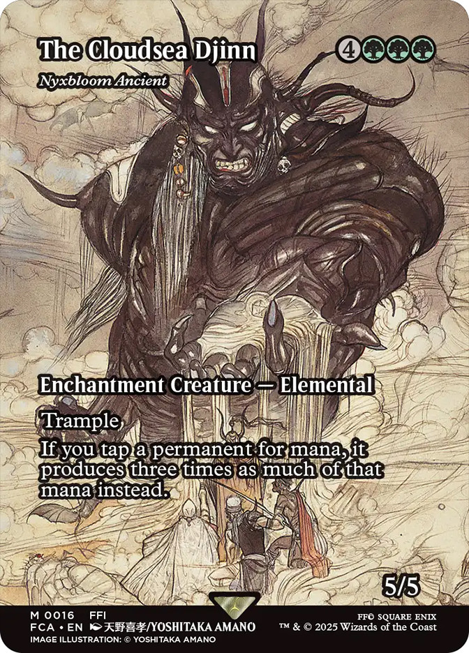 ニクス咲きの古きもの/Nyxbloom Ancient 英語一枚 Nyxbloom Ancient (The Cloudsea Djinn) | FINAL FANTASY Through the