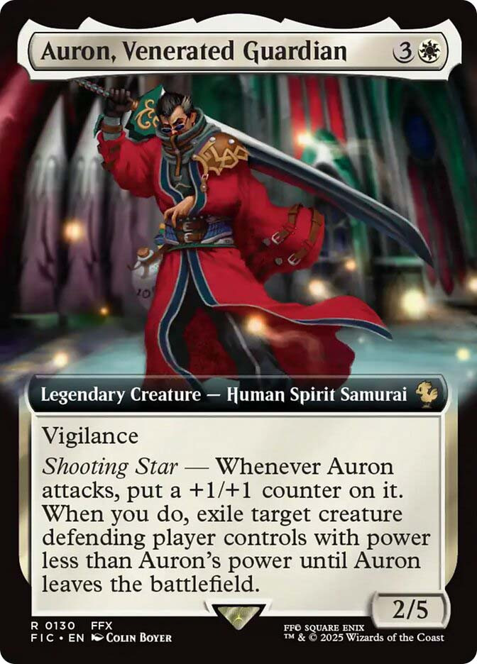 拡張 武伝のガード、アーロン Auron, Venerated Guardian Auron, Venerated Guardian | FINAL FANTASY Commander | Star City Games
