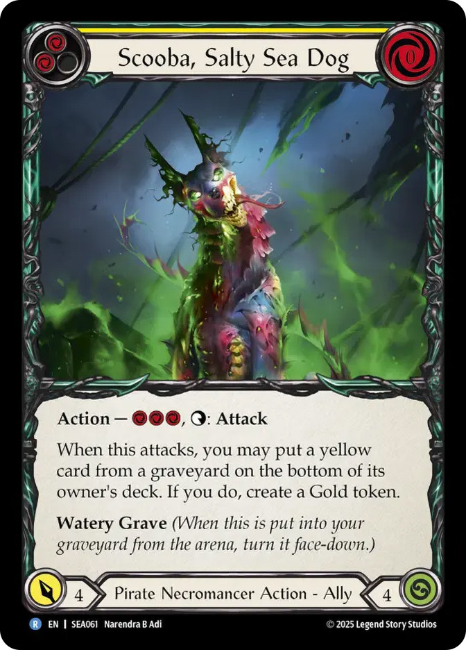 salty mtg cards Inspirit, Flagship Vessel [2] [Borderless] [Edge of Eternities: Commander]  [Foil] – Face to Face Games main image 1