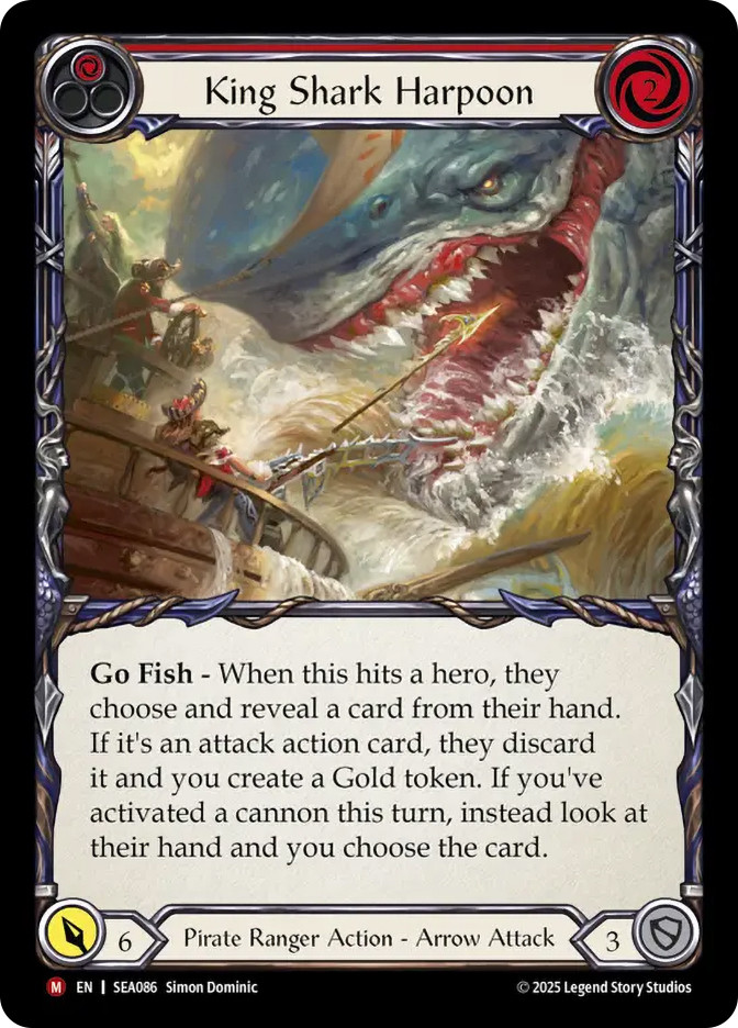 その他 Flesh and Blood King Shark Harpoon King Shark Harpoon | High Seas | Star City Games