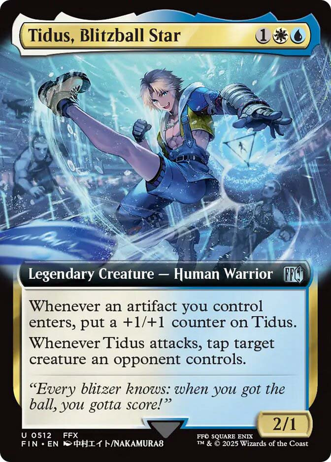 final fantasy tidus mtg Tidus, Blitzball Star (extended art)
