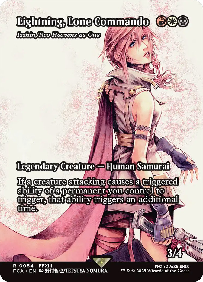 mtg isshin final fantasy Lightning, Lone Commando [FCA] Lightning, Lone Commando (Isshin,