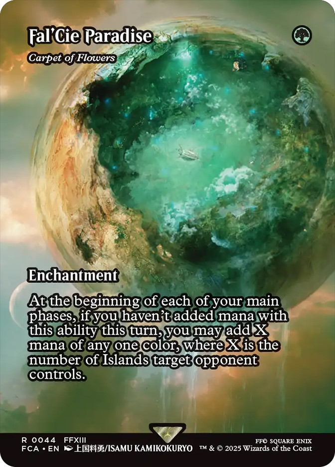 carpet of flowers mtg final fantasy 2025 Magic Fantasy: Through the Ages Fal'Cie Paradise (Carpe Carpet of Flowers R :Foil