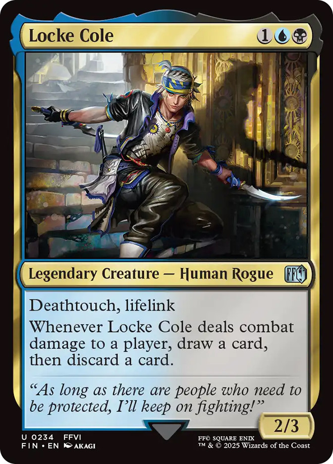 mtg final fantasy locke Cole [499] [Extended Art] [FINAL FANTASY] [Foil] – Face to Face Games Locke From Final Fantasy VI