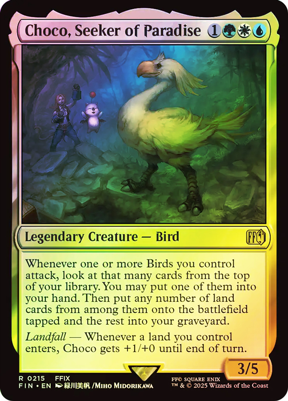 Choco,Seeker of Paradise/桃源郷の探求者、チョコfoil Choco,Seeker of Paradise/桃源郷の探求者、チョコfoil Final