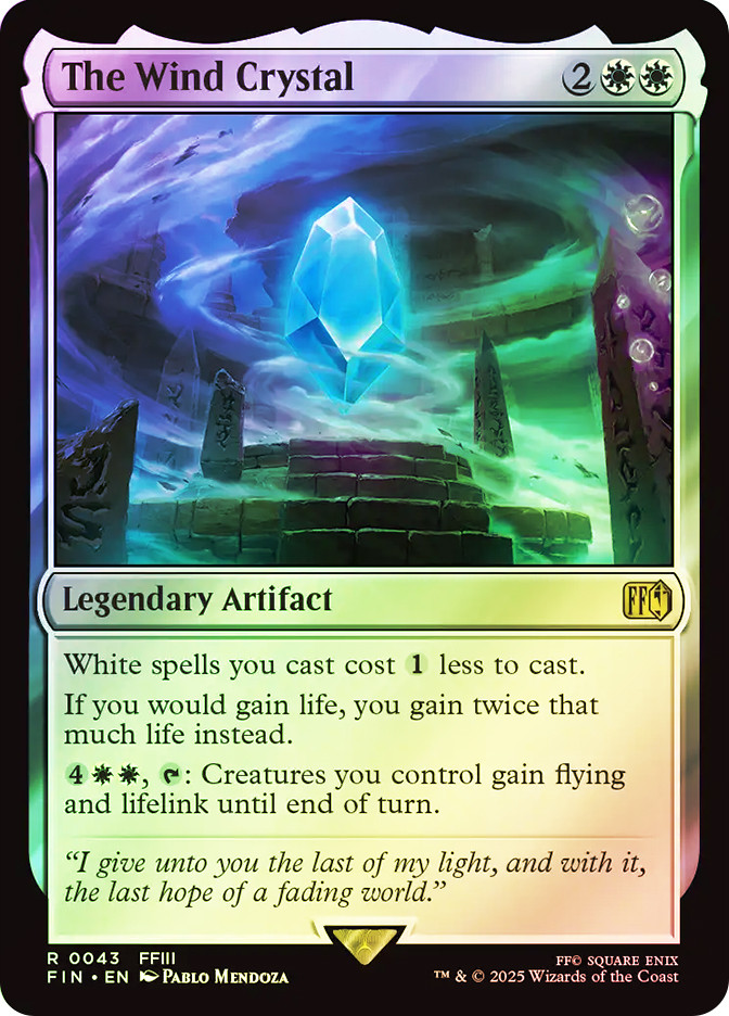 crystal mtg final fantasy Crystal Fragments // Summon: Alexander (Borderless) [FINAL FANTASY]