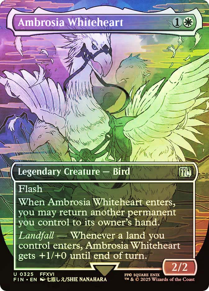 ambrosia whiteheart final fantasy mtg [FINAL FANTASY] Ambrosia Whiteheart gets +1/+0 until end of turn. Ambrosia Whiteheart | FINAL FANTASY