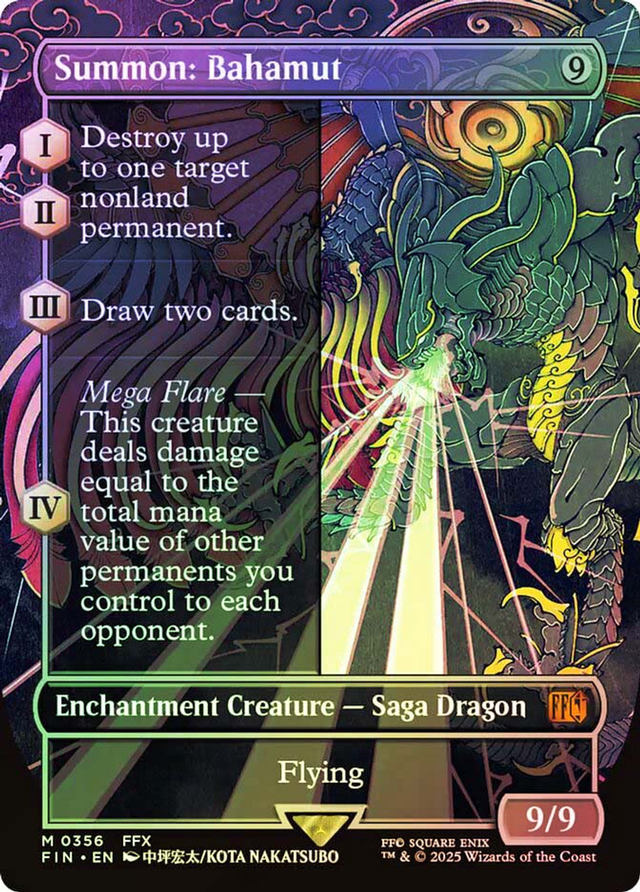 Summon: Bahamut (Borderless) | FINAL FANTASY - Variants