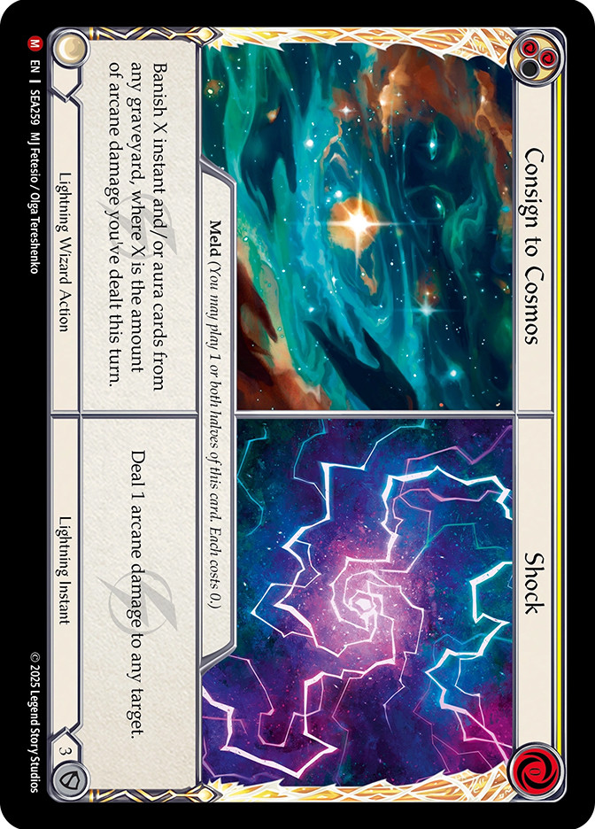 Consign to Cosmos // Shock (Yellow) (Cost 0) | High Seas | Star