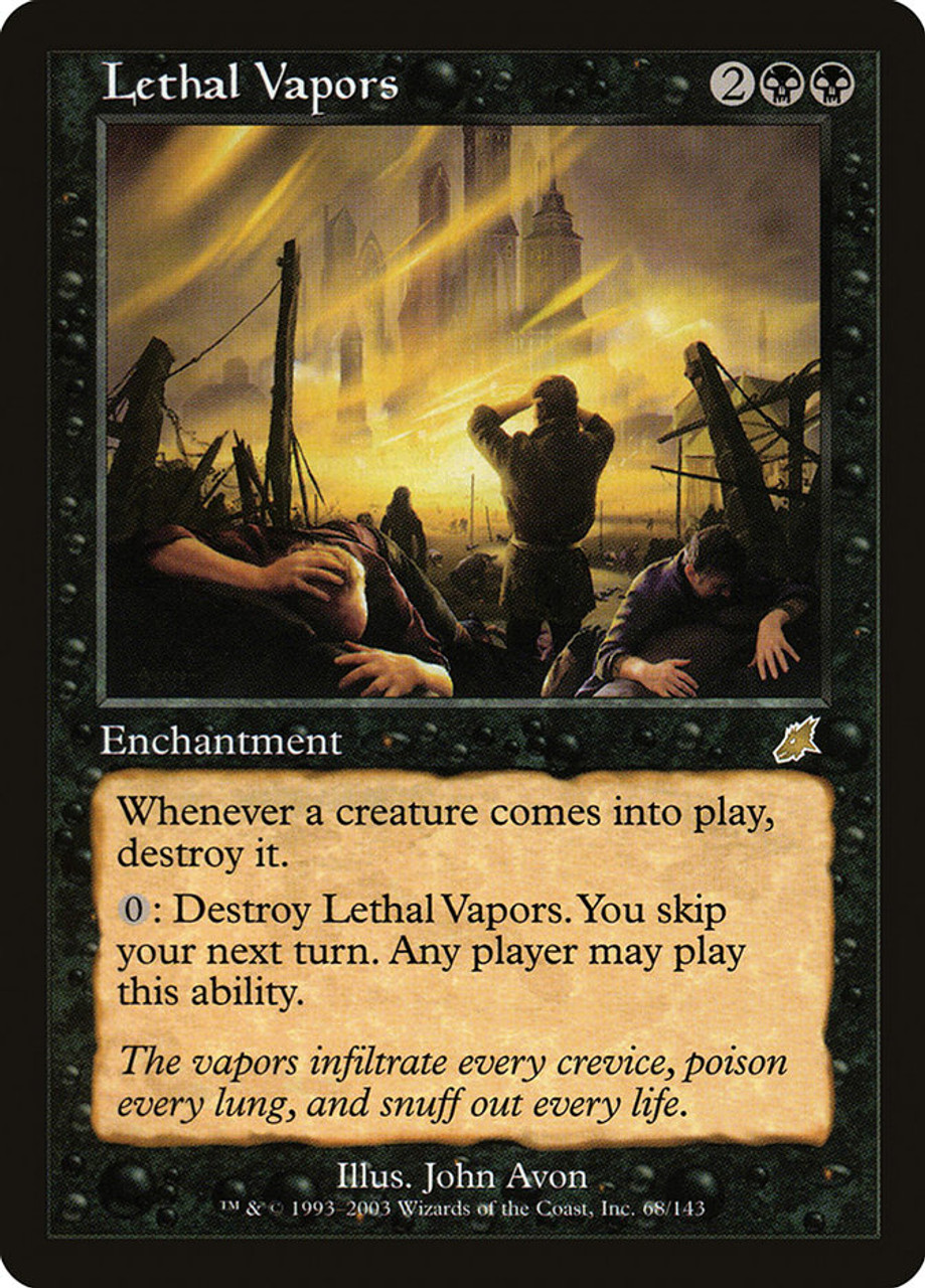 MTG 致死の蒸気/Lethal Vapors SCG 日本語 foil MTG 致死の蒸気/Lethal Vapors SCG 日本語 foil - メルカリ