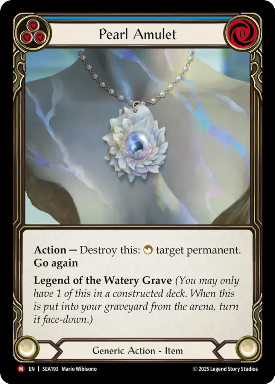 その他 Flesh and Blood Pearl Amulet High Seas Pearl Amulet | High Seas | Star City Games