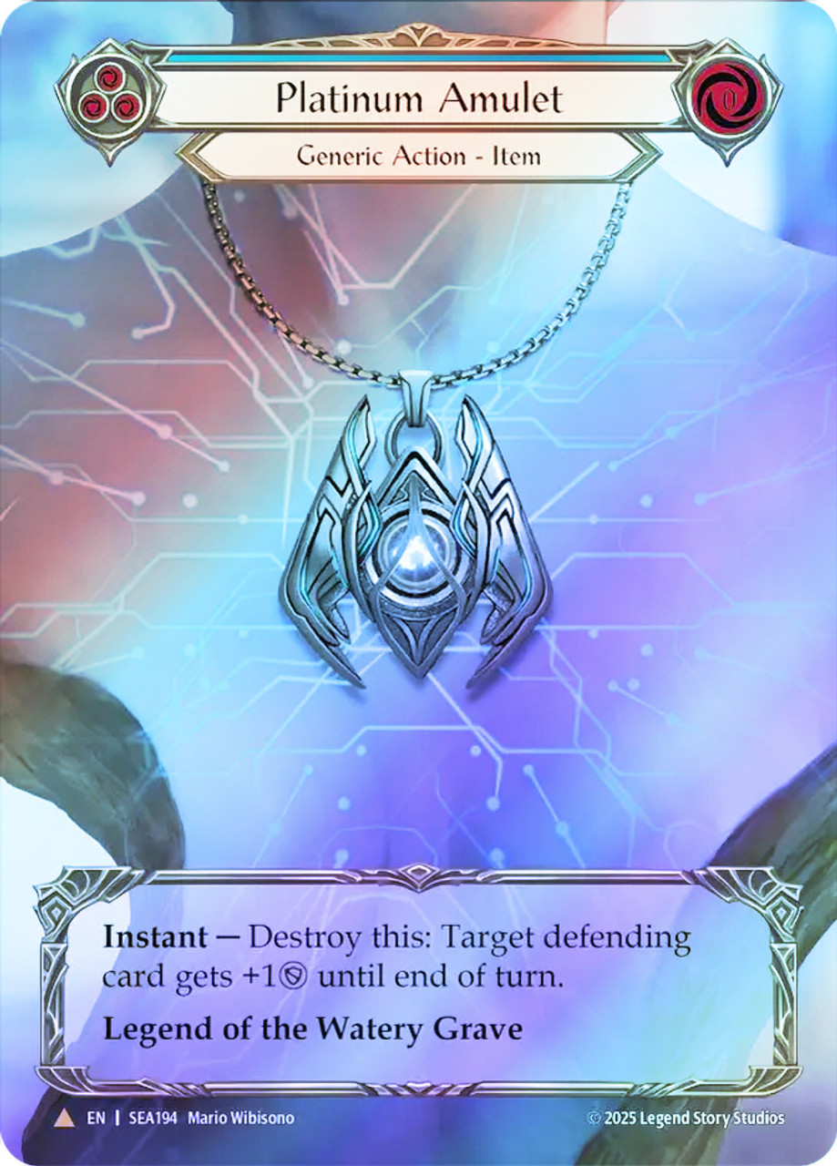 その他 flesh and blood Platinum Amulet marvel Platinum Amulet (Marvel) | Treasure Pack | Star City Games