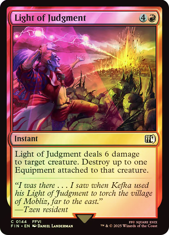 Light of Judgment | FINAL FANTASY | Star City Games