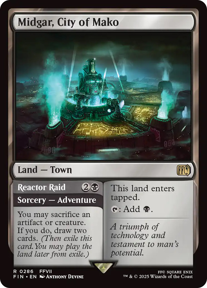 midgar mtg card 2025 MTG Magic Final Fantasy 0427 Cloud, Midgar Mercenary Borderless F main image 0