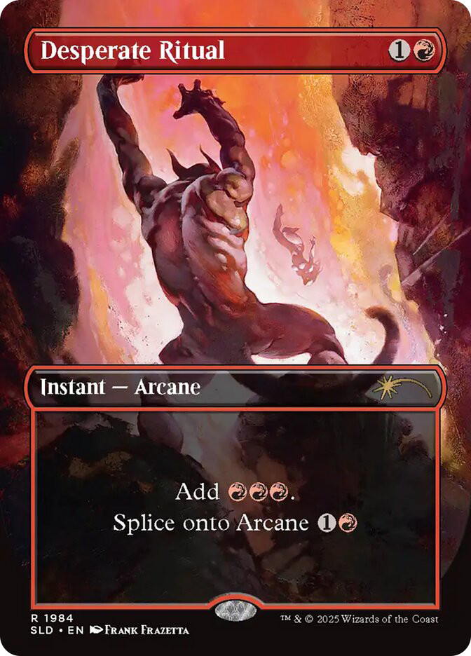 MTG Desperate Ritual Foil (外国語版) 4枚セット Desperate Ritual | Secret Lair Drop | Star City Games
