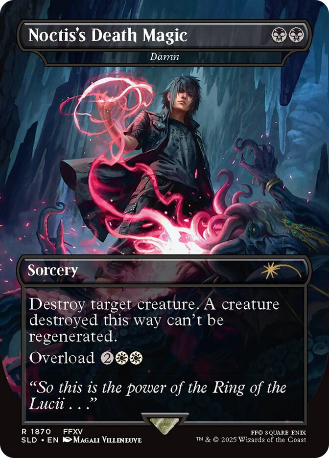 Damn (Noctis's Death Magic) (FINAL FANTASY) | Secret Lair Drop