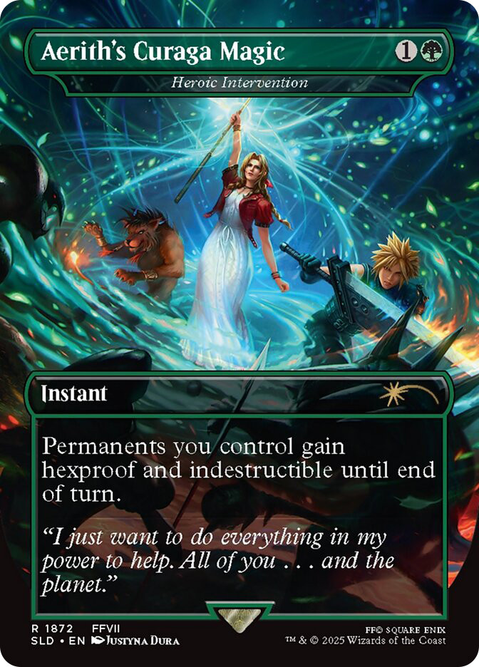 Aerith's Curaaga Magic 4枚セット Heroic Intervention (Aerith's Curaga Magic) (FINAL FANTASY