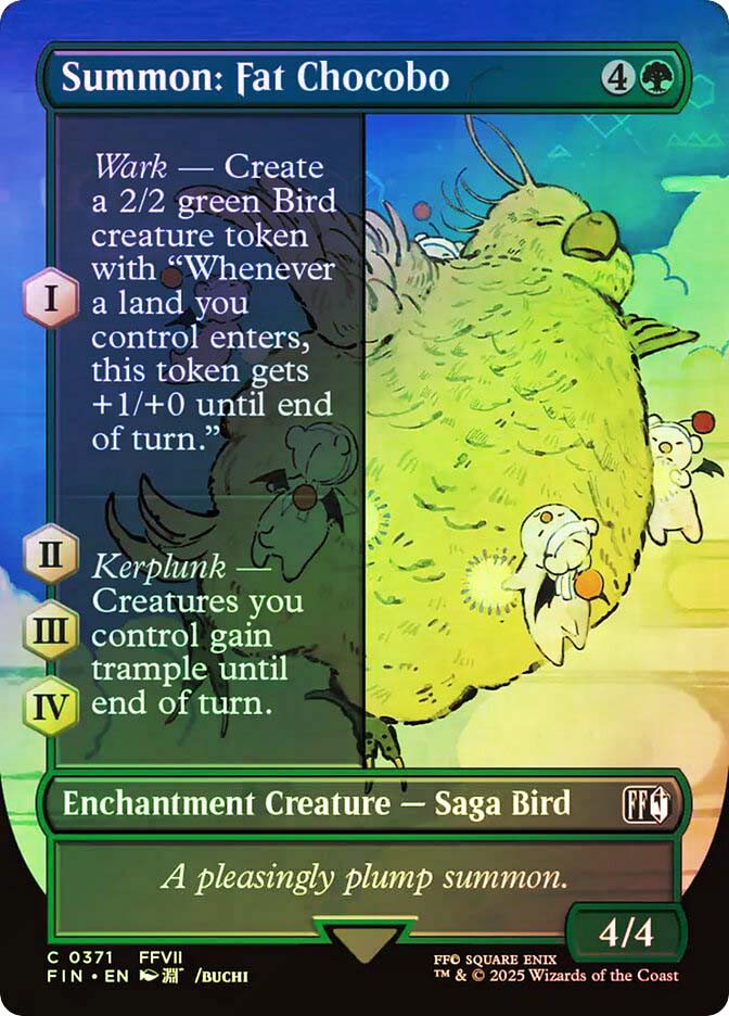 Summon: Fat Chocobo (Borderless) FINAL FANTASY Variants Star