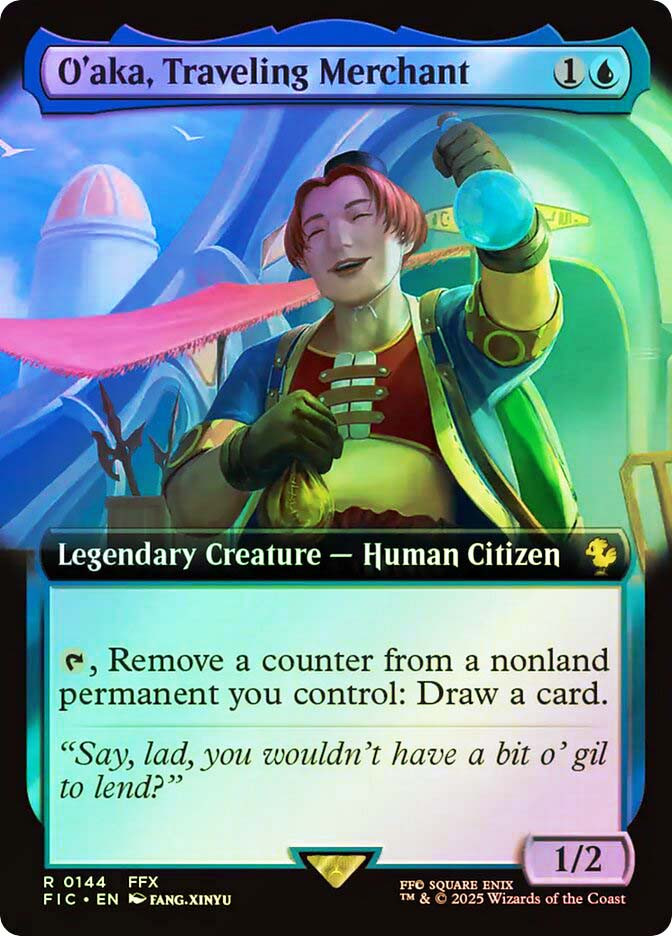 MTG 旅する商人、オオアカ屋　拡張foil O'aka, Traveling Merchant | FINAL FANTASY Commander | Star City Games